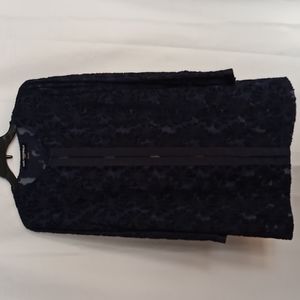 Karl Lagerfeld Vintage Navy Blouse